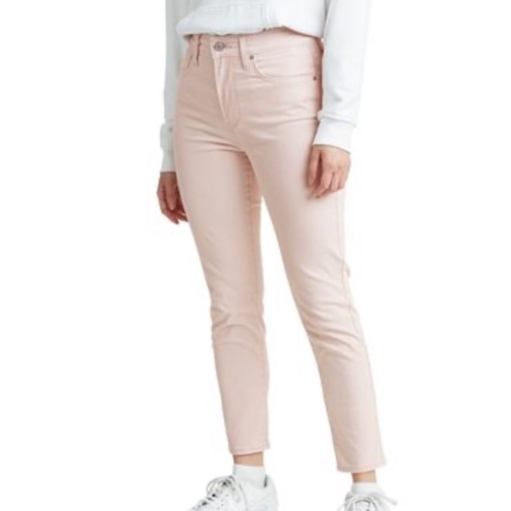 NWT • Levi’s • 721 High-Rise Skinny Ankle Jeans • Pink • Size 26/2